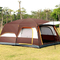 210D Double Layer Camping Family Tent 3000mm Pu Coating Tent Waterproof
