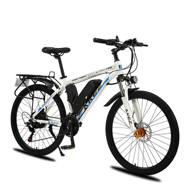 26/4.0 Snow Tires Lithium Battery Electric Bike , 2 Wheel Drive Electric Bike