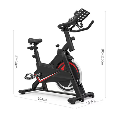 High Carbon Steel Indoor Spinning Bike Commercial Fitness Equipment