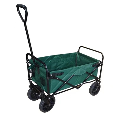 Outdoor Garden Folding Wagon Cart Spray Painting Process Steel Collapsible