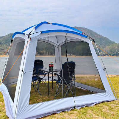 210T Double Layer Outdoor Sport Tent 360*360*220cm Automatic 4 To 6 Man Tents