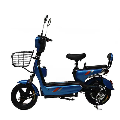 Led Display Adult Electric Motorcycle Scooter With Lead Acid Battery 2 Wheel Fat Tire
