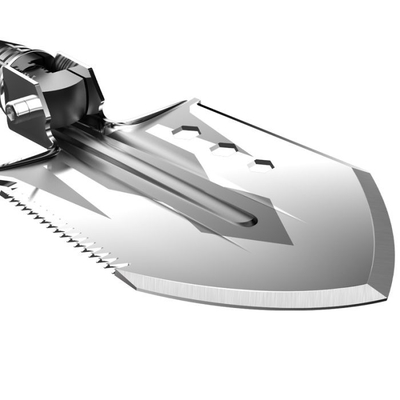 Aluminum Alloy Multipurpose Camping Shovel Straight Handle Type