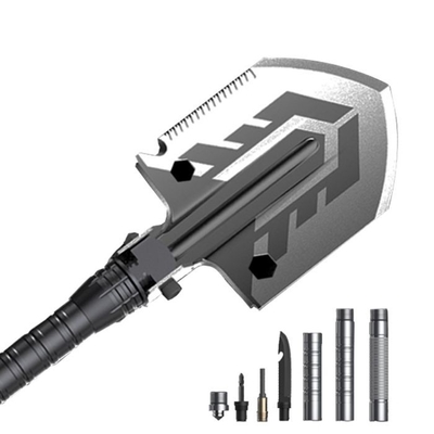 Alluminum Alloy Multifunctional Outdoor Shovel , Multifunctional Engineering Shovel