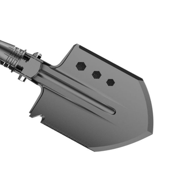 Heavy Duty Multifunctional Outdoor Shovel , Alluminum Alloy Folding Shovel Survival Tool