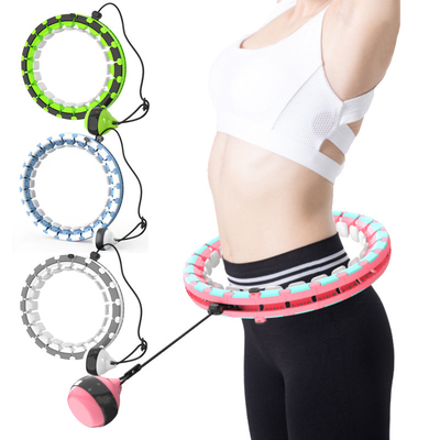 Thin Waist Detachable Smart Hula Hoop , Smart Weight Loss Hula Hoop With Ball