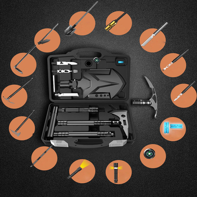 Professional Outdoor Camping Tool Kit With Storage Room