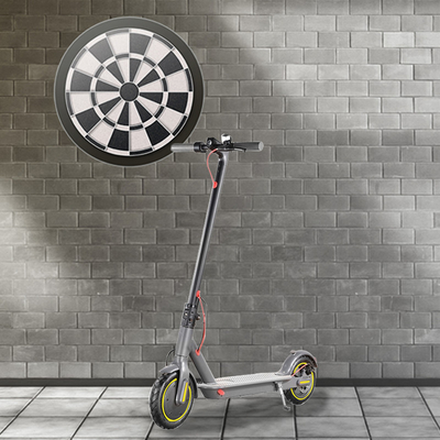 2 Wheels Battery Powered Electric Scooter 70km , 10 Inch Tire Folding E Scooter