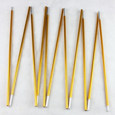 6000 Series Aluminum Adjustable Tent Poles One Section 400mm