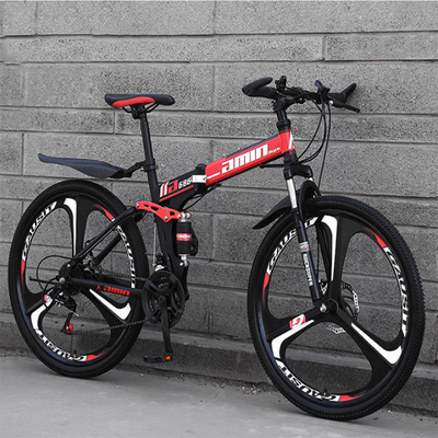 Double Disc Brake Aluminum Mountain Bike , 26 Inch Women's Mountain Bike