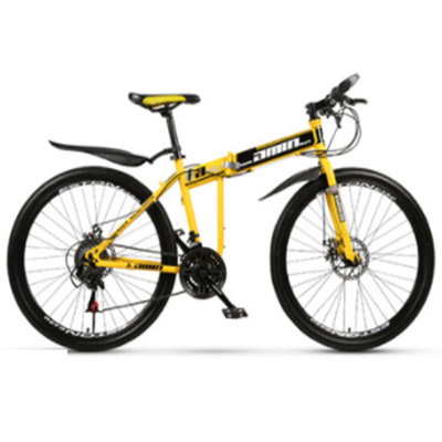 Hard Frame 1.72m Folding 26 Inch Mountain Bike High Carbon Steel Disc Brake