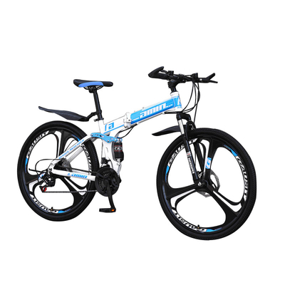 Disc Brake 26&quot; Aluminum Folding Mountain Bike High Carbon Steel