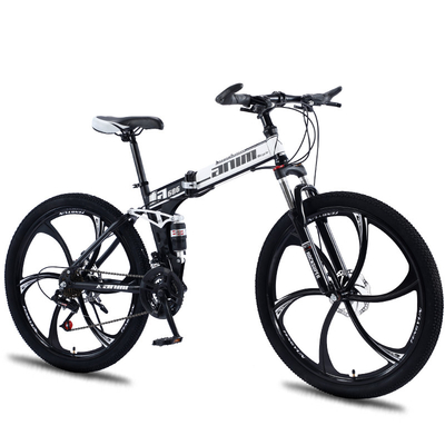 Suspension Fork Carbon Fiber Folding Mountain Bike 1.65m Sport Type