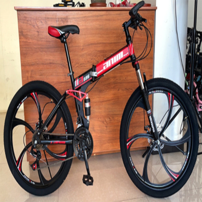 Suspension Fork Carbon Fiber Folding Mountain Bike 1.65m Sport Type