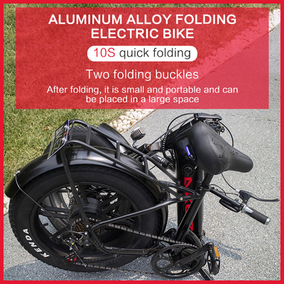 Lithium Battery Magnesium Alloy 48V/13Ah Led Variable Speed Electric Bicycle