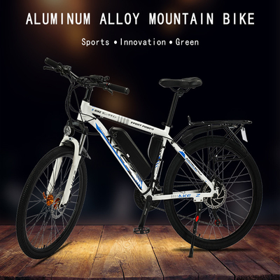 26/4.0 Snow Tires Lithium Battery Electric Bike , 2 Wheel Drive Electric Bike