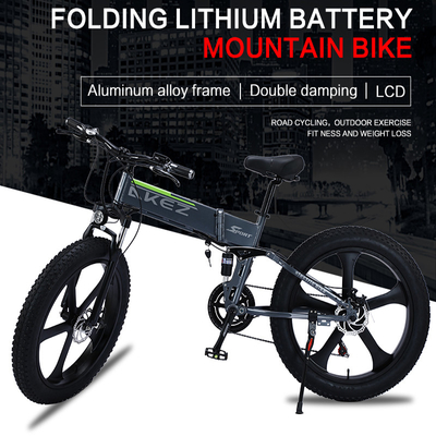 40km/H Lithium Battery Electric Bike Soft Tail Frame