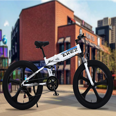 26 Inch 2 Wheel Drive Electric Bike Soft Tail Frame