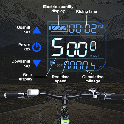 40km/H Lithium Battery Electric Bike , 26 Inch 21 Speed Electric Bike