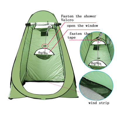 Straight Bracing Type Camping Shower Changing Tent 1.9m