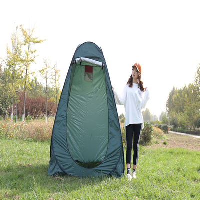 1.2x1.2x1.9m Single Pop Up Shower Tent , Waterproof Camping Shower Toilet Tent