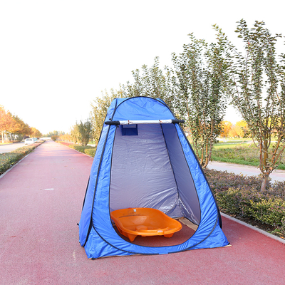 Outdoor Camping Pop Up Shower Tent , Portable Privacy Shelter For Showers And Toilets