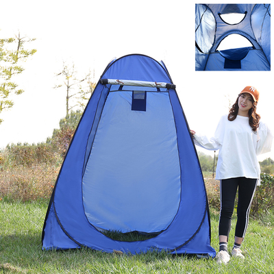 Wind Proof Polyester 190T Pop Up Shower Tent , Outdoor Shower Camping Enclosure