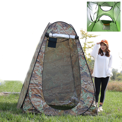 Wind Proof Polyester 190T Pop Up Shower Tent , Outdoor Shower Camping Enclosure