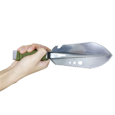 Straight Handle Self-Defense 8in Hand Tools Head Square Lightweight Garden Spade