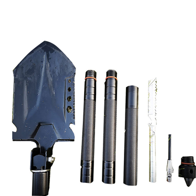 Steel Handle Multifunctional Outdoor Shovel , 8&quot; Multi Use Survival Shovel