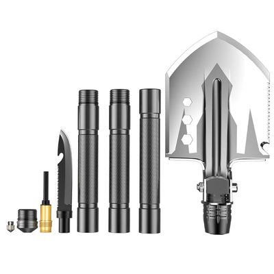 Lightweight Multifunctional Outdoor Shovel , Farming Multipurpose Folding Shovel