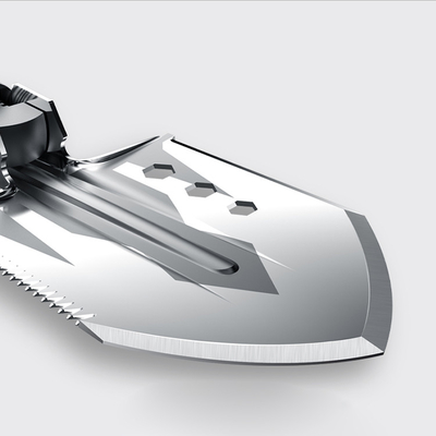 Square Multifunctional Outdoor Shovel Manganese Steel Aluminum Alloy