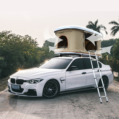 Outdoor Folding Car Roof Top Tent Aluminum Automatic Hydraulic Brace Frame PU Coated