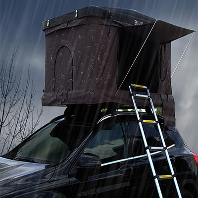 Outdoor Folding Car Roof Top Tent Aluminum Automatic Hydraulic Brace Frame PU Coated