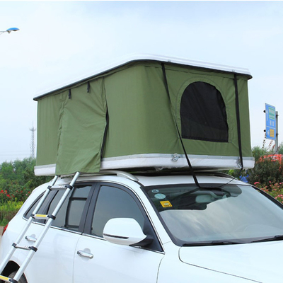 PU Coated 3000mm Outdoor Sport Tent , Hard Shell ABS Trailer Mounted Roof Top Tent