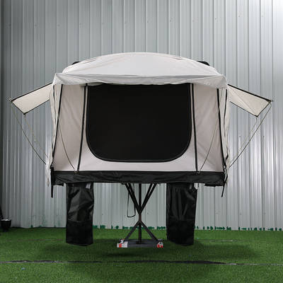 Waterproof Rooftop Camping Tent 2-3 People Abrasion Resistant Canvas PU Layer
