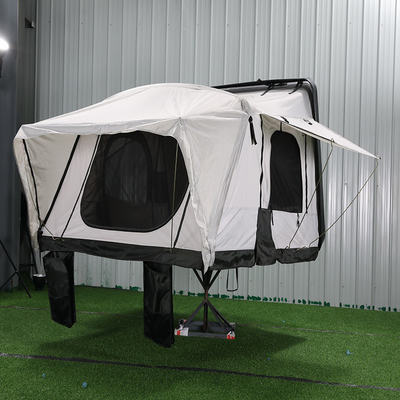 Waterproof Rooftop Camping Tent 2-3 People Abrasion Resistant Canvas PU Layer