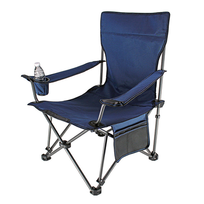 600D Fabric Portable And Stowable Adjusted Frame Beach Metal Fishing Chair With Carry Bag