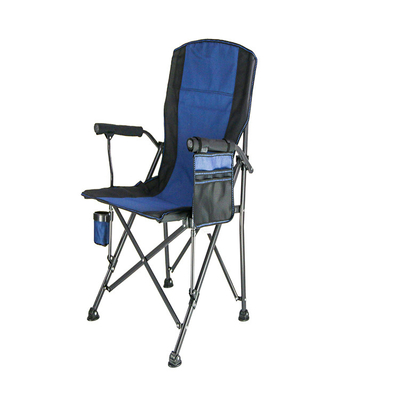 Steel Pipe 600D Fabric Steel Outdoor Fishing Chair Folding Stowable Paint Process