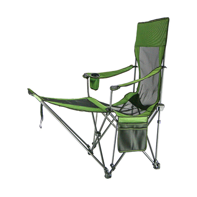 Sitting And Lying Steel Pipe 600D Fabric Portable Stowable Metal Camping Folding Chairs