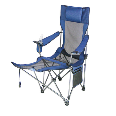 Good Load Bearing Portable And Stowable 600D Fabric Tall Outdoor Folding Chair With Carry Bag