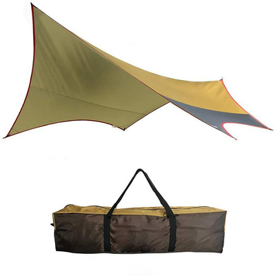 Sun Awning Fabric Camping Sun Shelter Tent Waterproof With Wind Rope