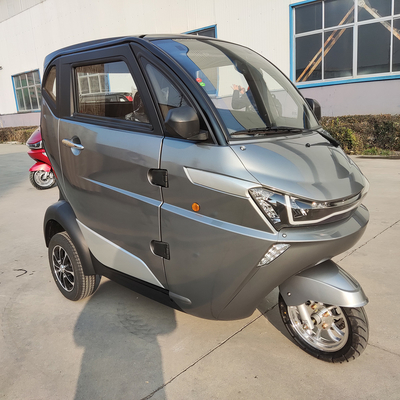 Intelligent Charger Electric Tricycles Closed Body Passenger For Adults