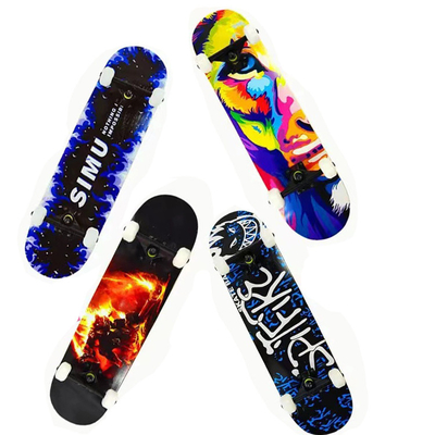 Custom Aluminum Alloy Paint Bracket Deck Skateboard Maple Wooden Skateboard