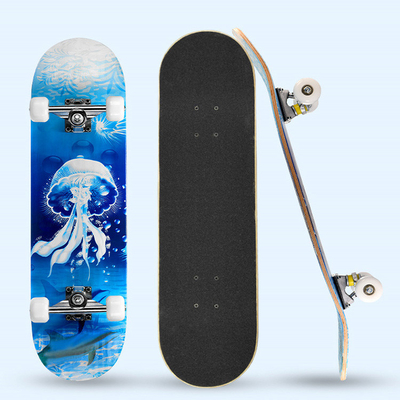 Custom Aluminum Alloy Paint Bracket Deck Skateboard Maple Wooden Skateboard