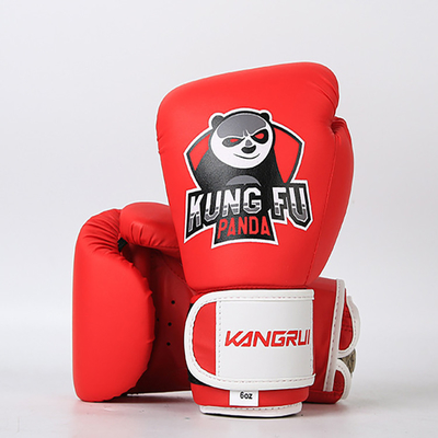 Pu Leather EVA Boxing Training Gloves Children Breathable Professional Vintage