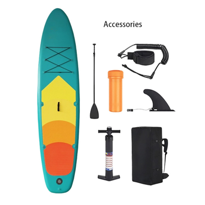 Watersport Inflatable Surfing Rescue Surfboard Soft Top With Foot Rope